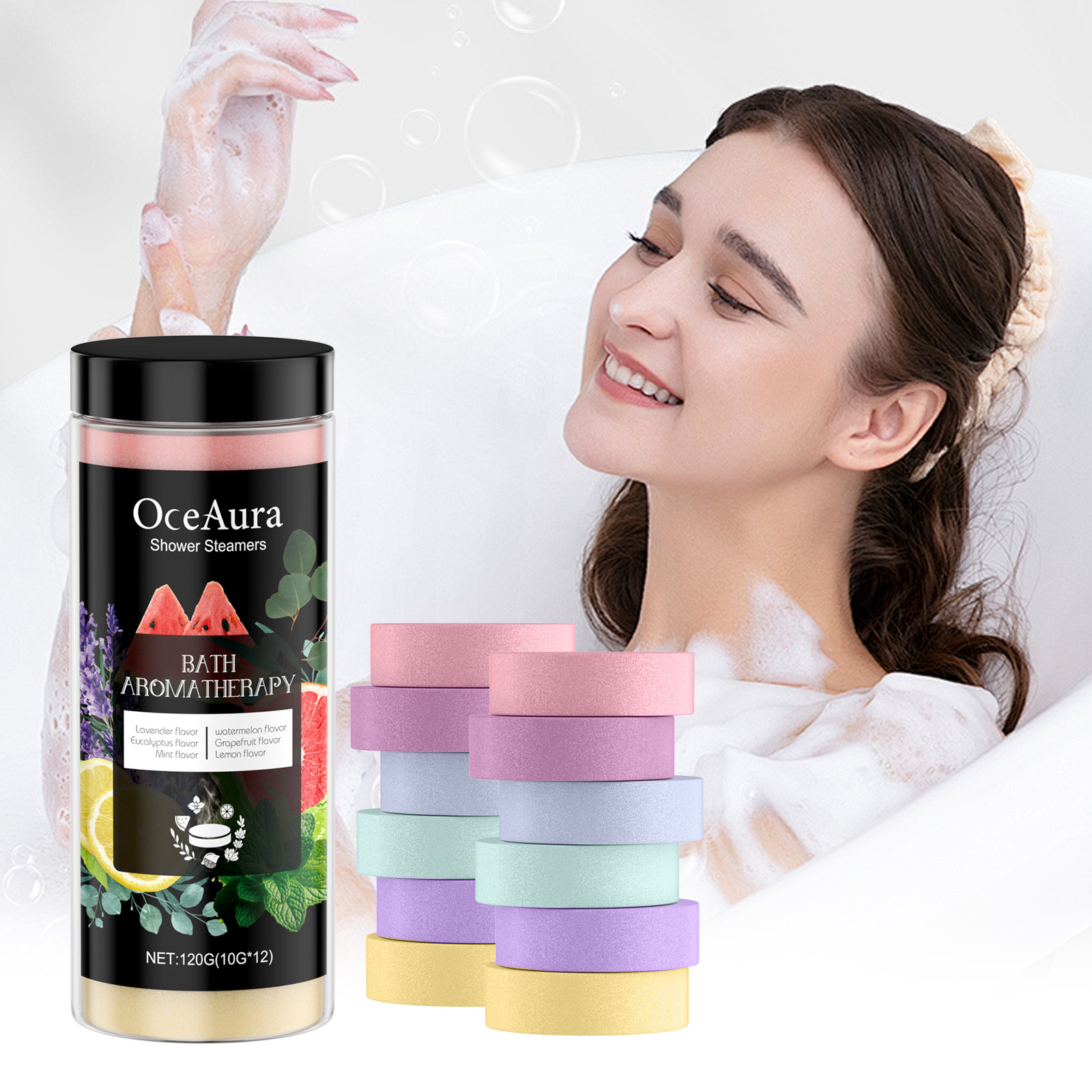Shower Steamer Tablet - Tabletas Efervescentes para Ducha, Regalo de
