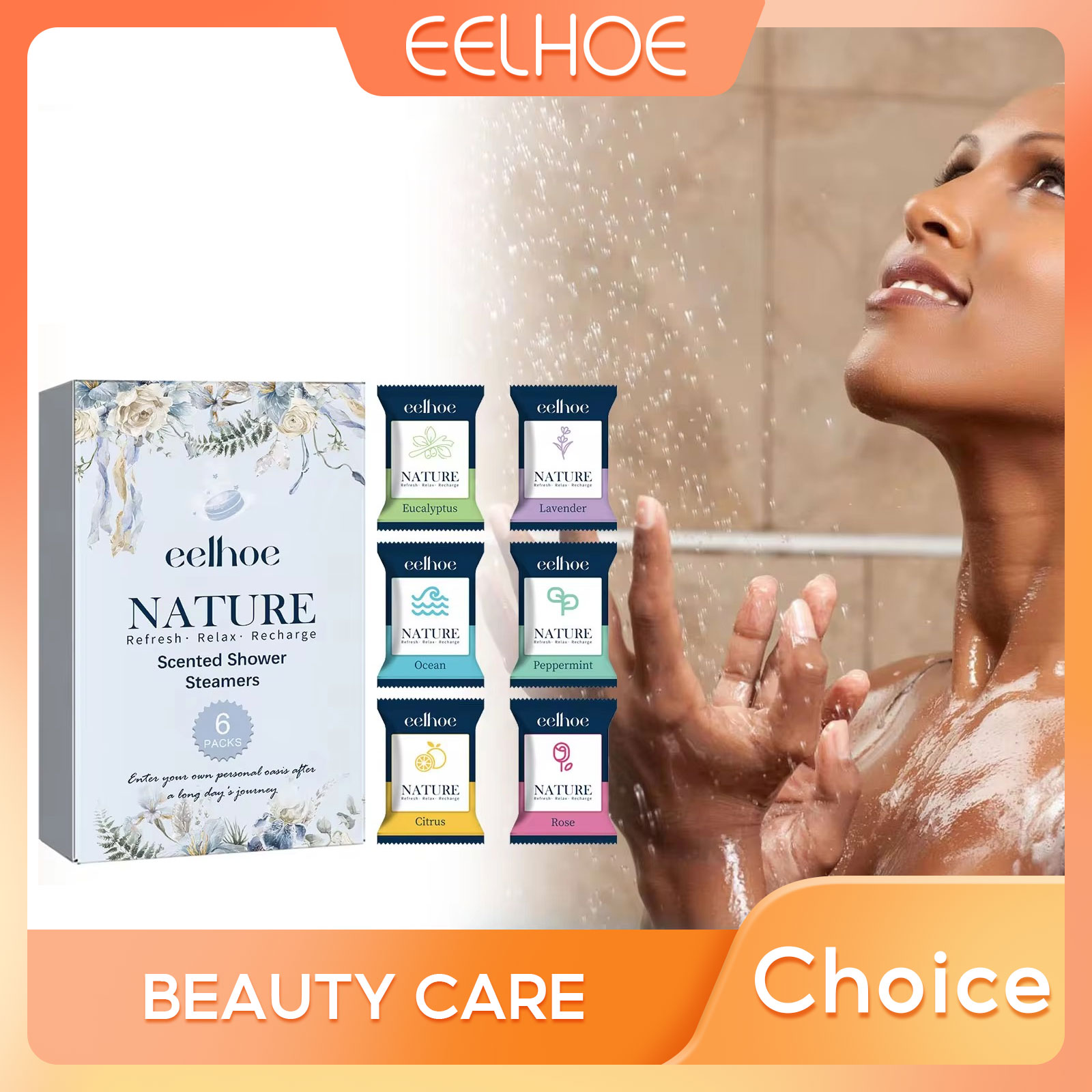 Shower Steamer Tablet - EELHOE-Tabletas de vapor de ducha perfumadas
