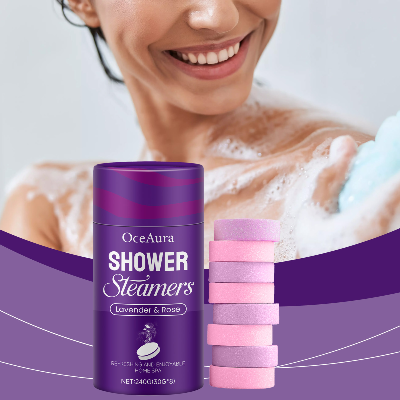 Shower Steamer Tablet - Pastillas de vapor para ducha de