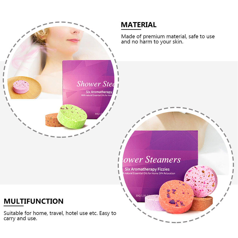 6 Tabletas Efervescentes Aromá - Shower Steamer Tablet reseña y precio